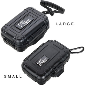 Gigcase IEM case small, extra pocket stores cables and tips neatly.