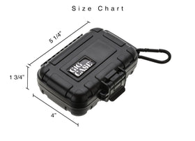 Gigcase IEM case small, durable exterior withstands drops during gigs.