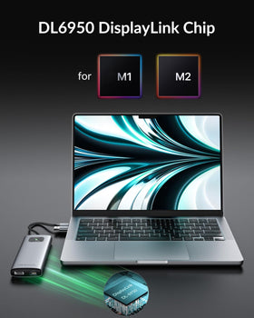 GiGimundo LK10 100W USB-C PD charging keeps devices powered while working