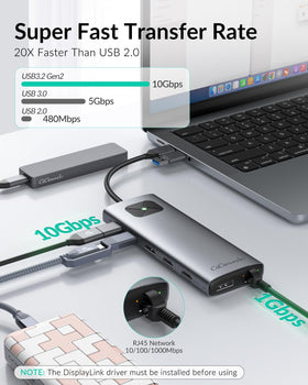 GiGimundo LK10 USB-C hub offers plug-and-play simplicity.