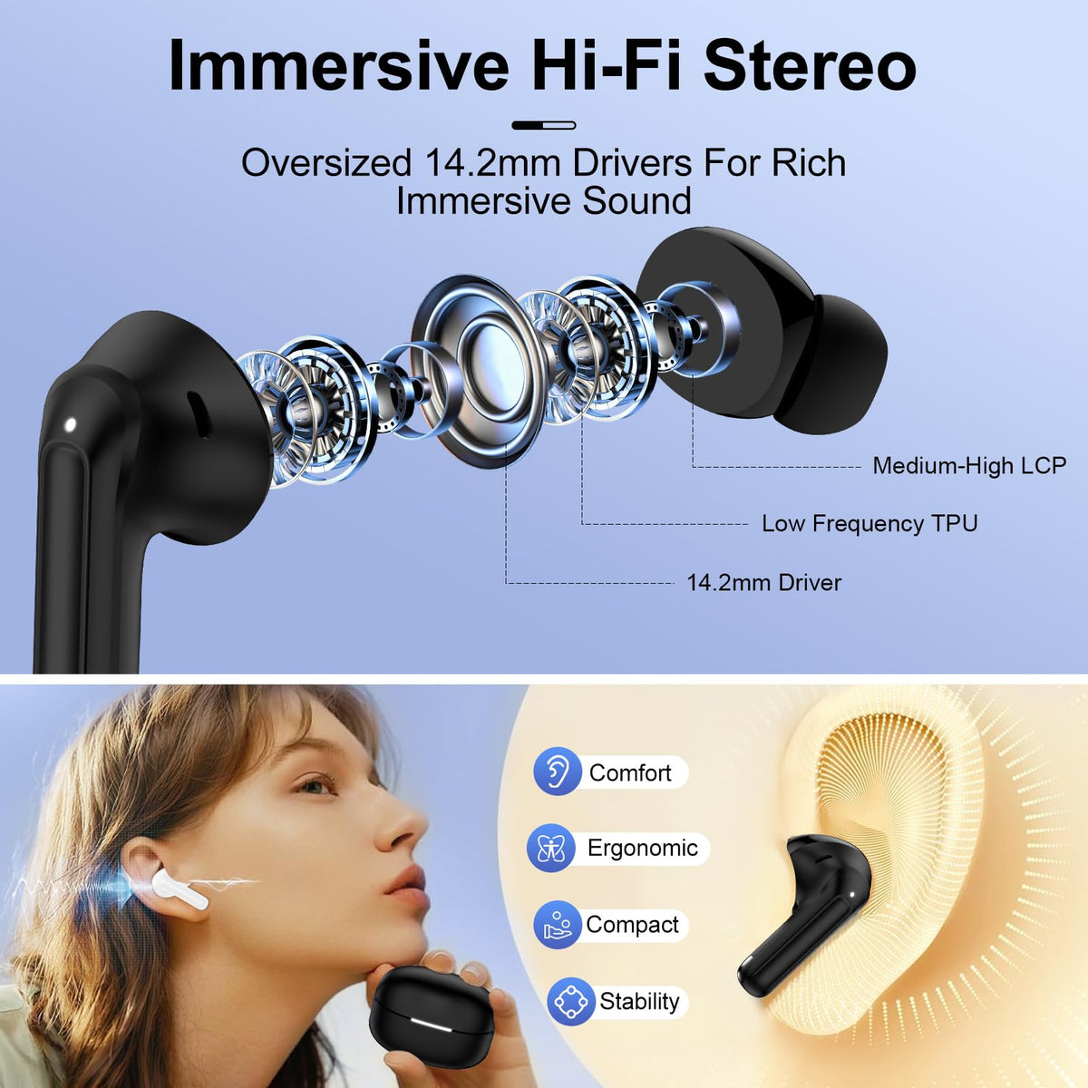 GiGreen Samsung S26 earbuds IPX7 waterproof design withstands workouts.