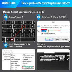 Gihebac CM03XL compatibility list helps you find the right spare for your notebook.