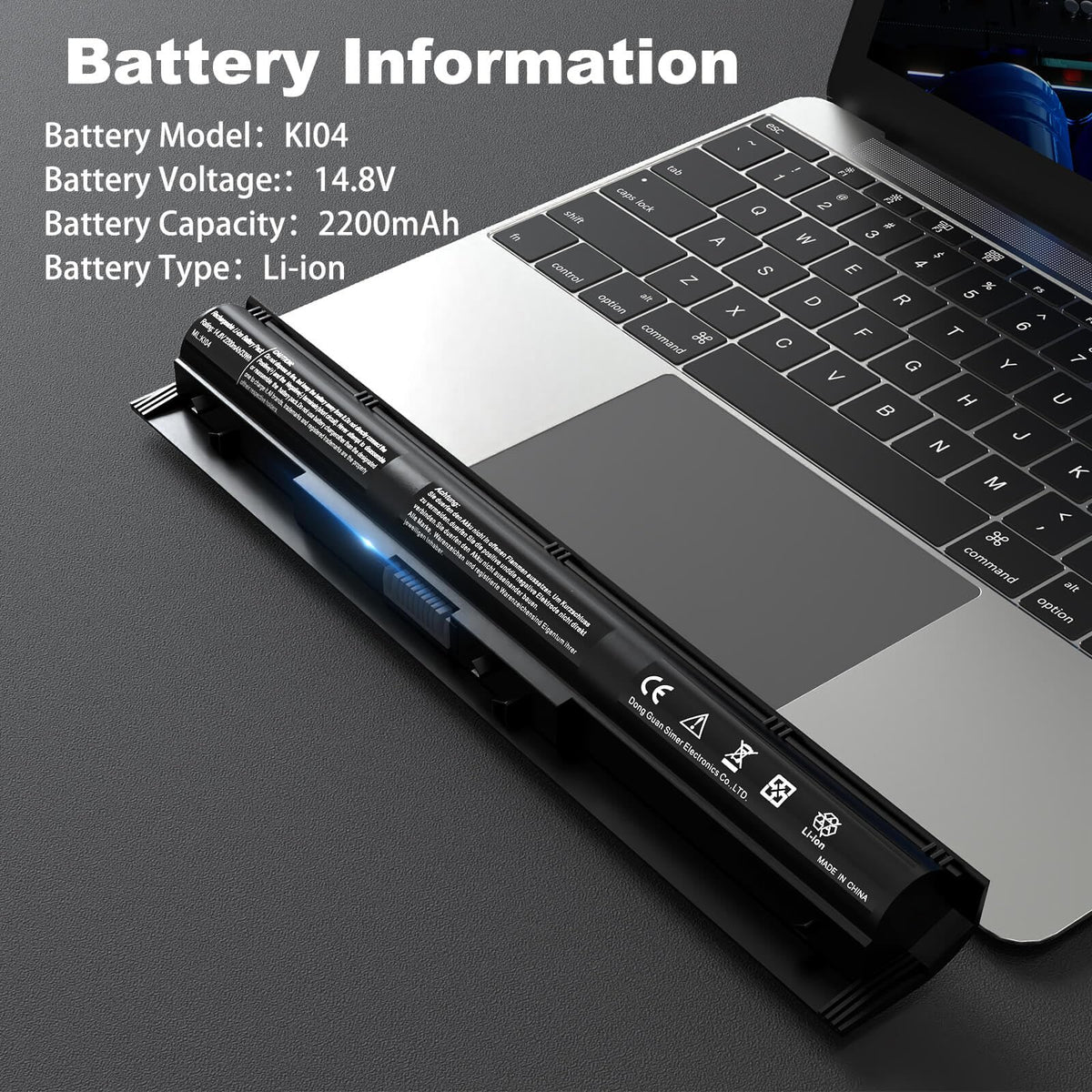 Side contacts visible for quick, stable connections with Pavilion laptops