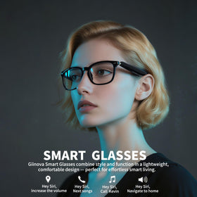 Giinova AI Smart Glasses Bluetooth 5.4 ensures stable connectivity.