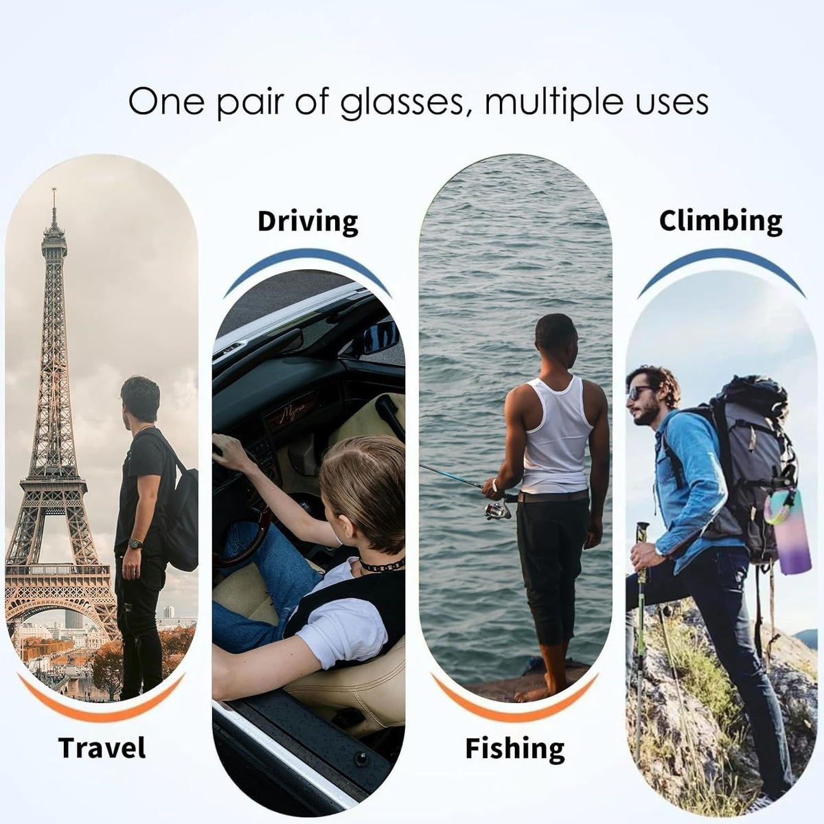 Giinova glasses pair with a free app for hands-free language tools.