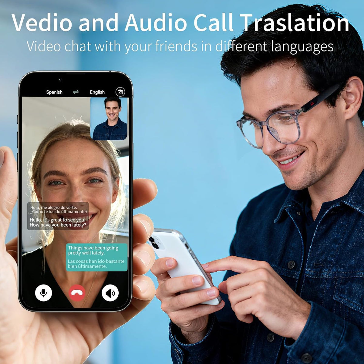 Giinova AI Smart Glasses photo translation reads text instantly.