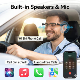 Giinova AI smart glasses three translation modes support versatile conversations.