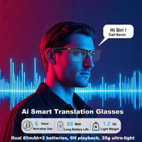 Giinova AI Translation Glasses sunglasses-change lens outdoors for sun protection