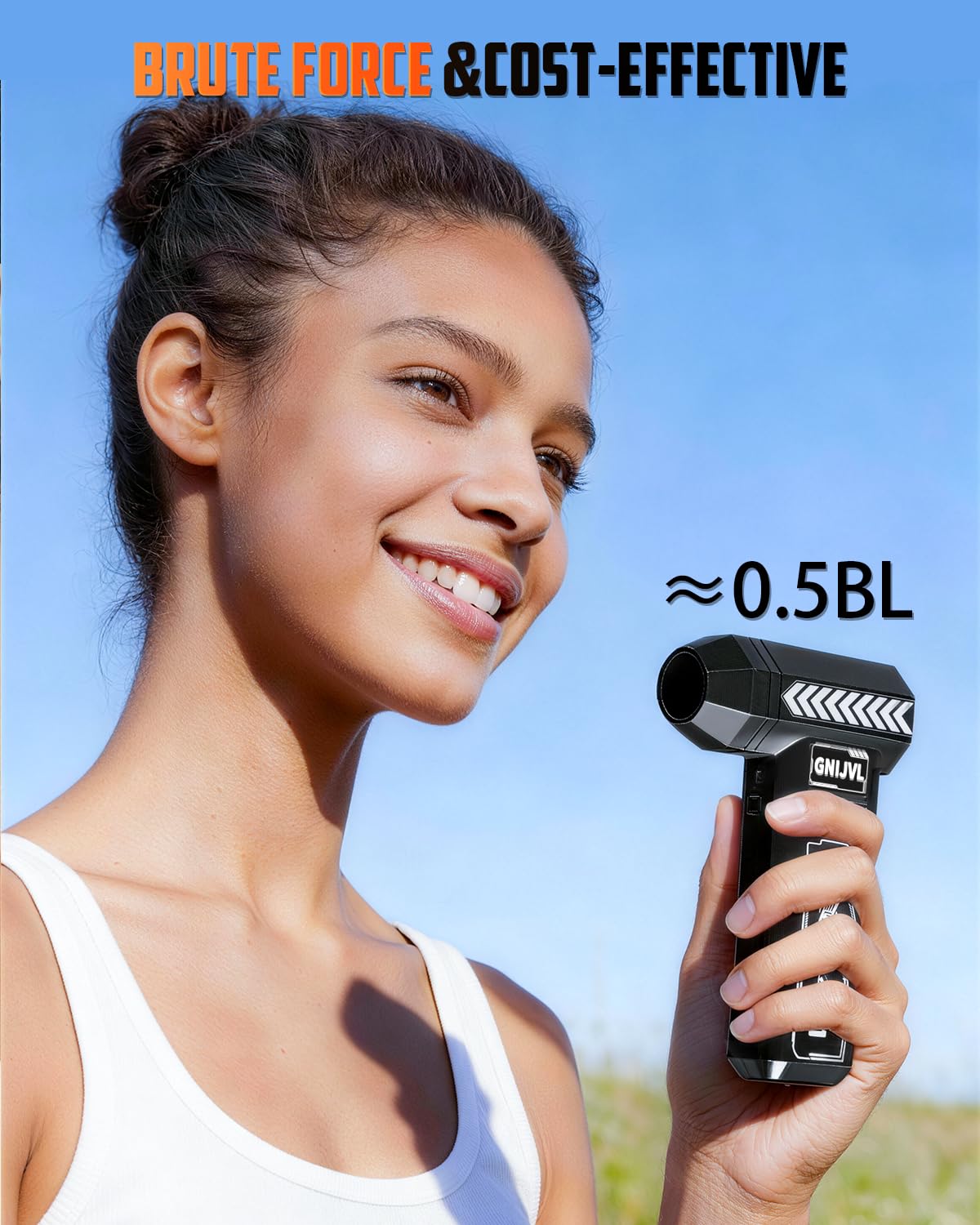 GNIJVL Cordless design enables deep cleaning without cables.