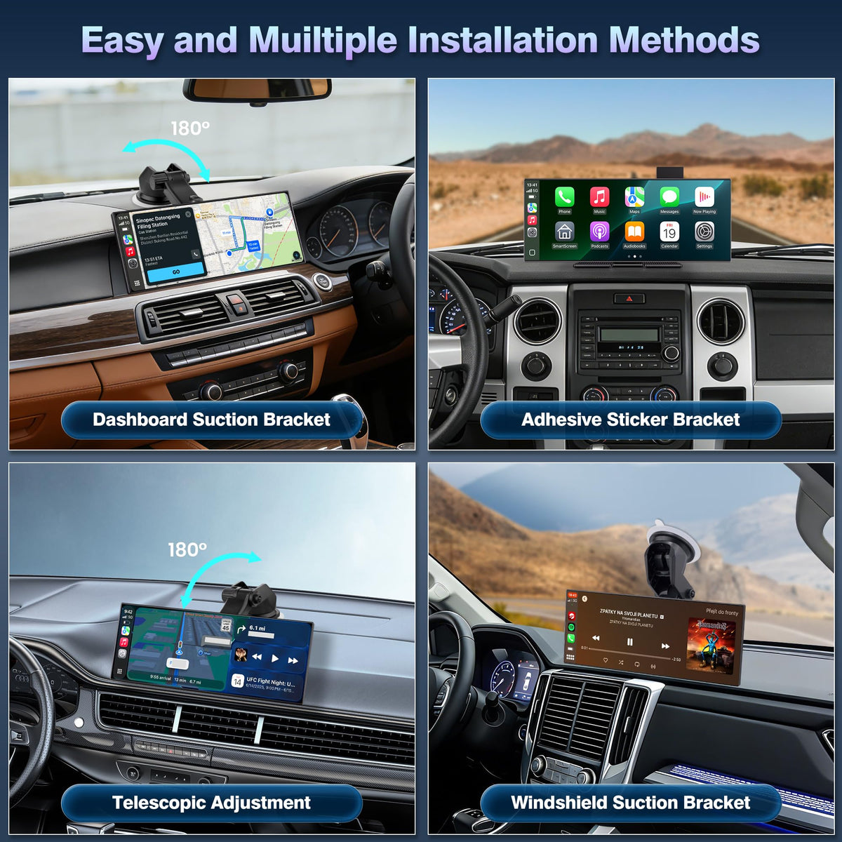 Gikktdr Bluetooth audio streaming to car speakers for smooth listening.