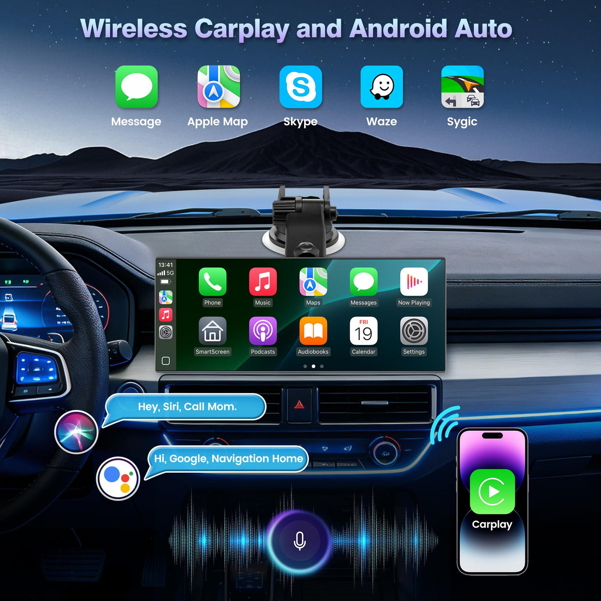 Gikktdr front dash cam 4K for crisp daytime recording and safety.