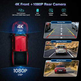 Gikktdr 1080p rear backup camera with night vision for confident parking.