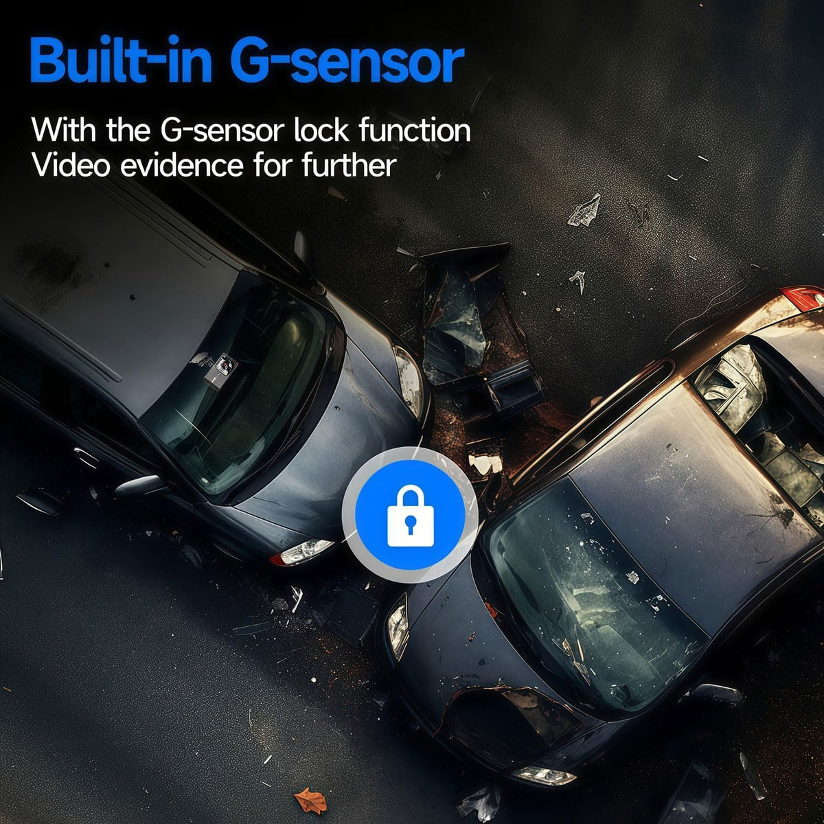 GILIKVHOM 24-hour parking mode helps monitor the vehicle while away.