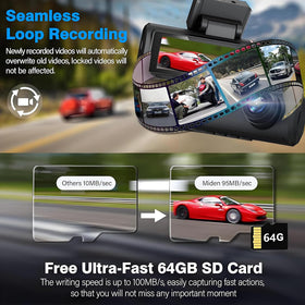 GILIKVHOM 5GHz WiFi enables quick wireless access to footage.