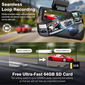 GILIKVHOM 24h parking mode enables motion-triggered surveillance