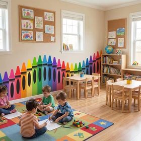 Gilprop reusable classroom decoration fabric ideal for seasonal layouts.