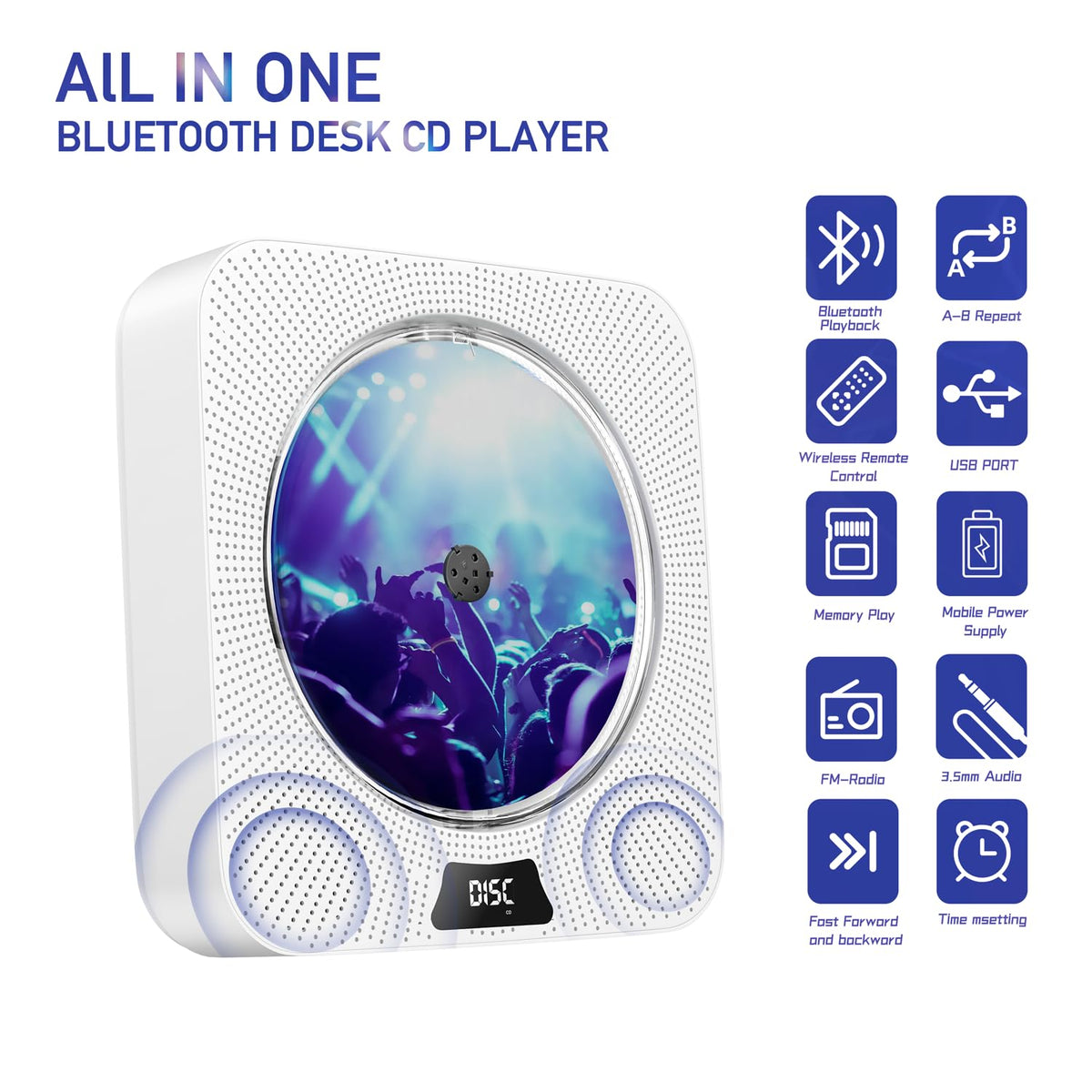 Gimigo control buttons closeup for easy playback and quick access