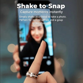 GINIXPIONE Diamond Smart Ring IP68 waterproof design for workouts