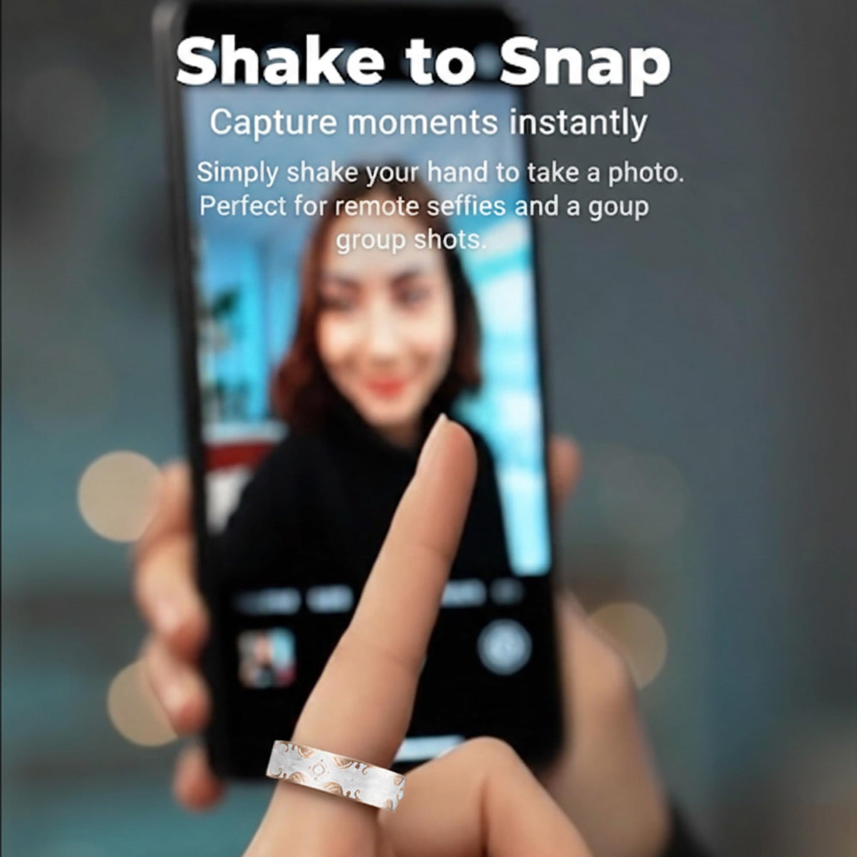 GINIXPIONE smart ring battery life lasts several days per charge