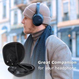 Ginsco case is compatible with multiple headphone brands for versatile use