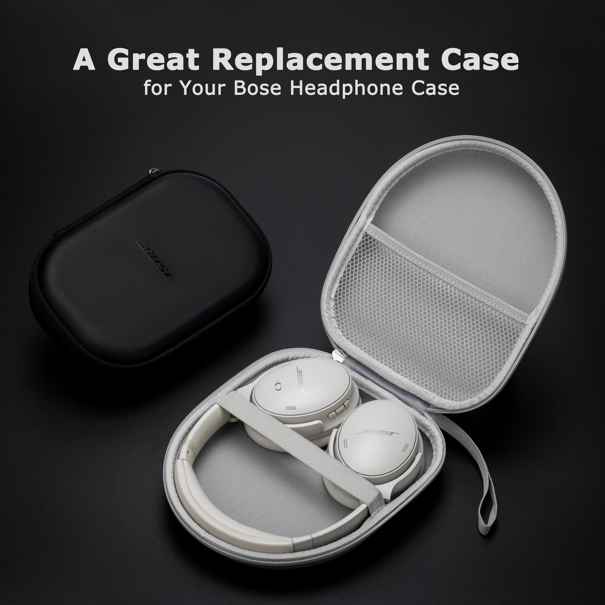 Ginsco zipper opening provides easy access to your headphones.