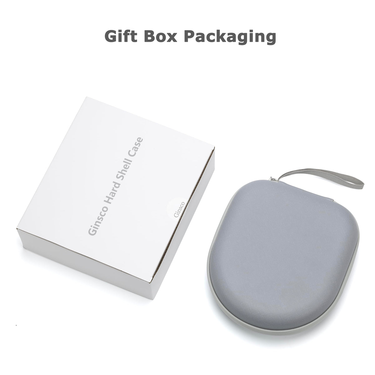 Ginsco gray-white design complements travel gear.