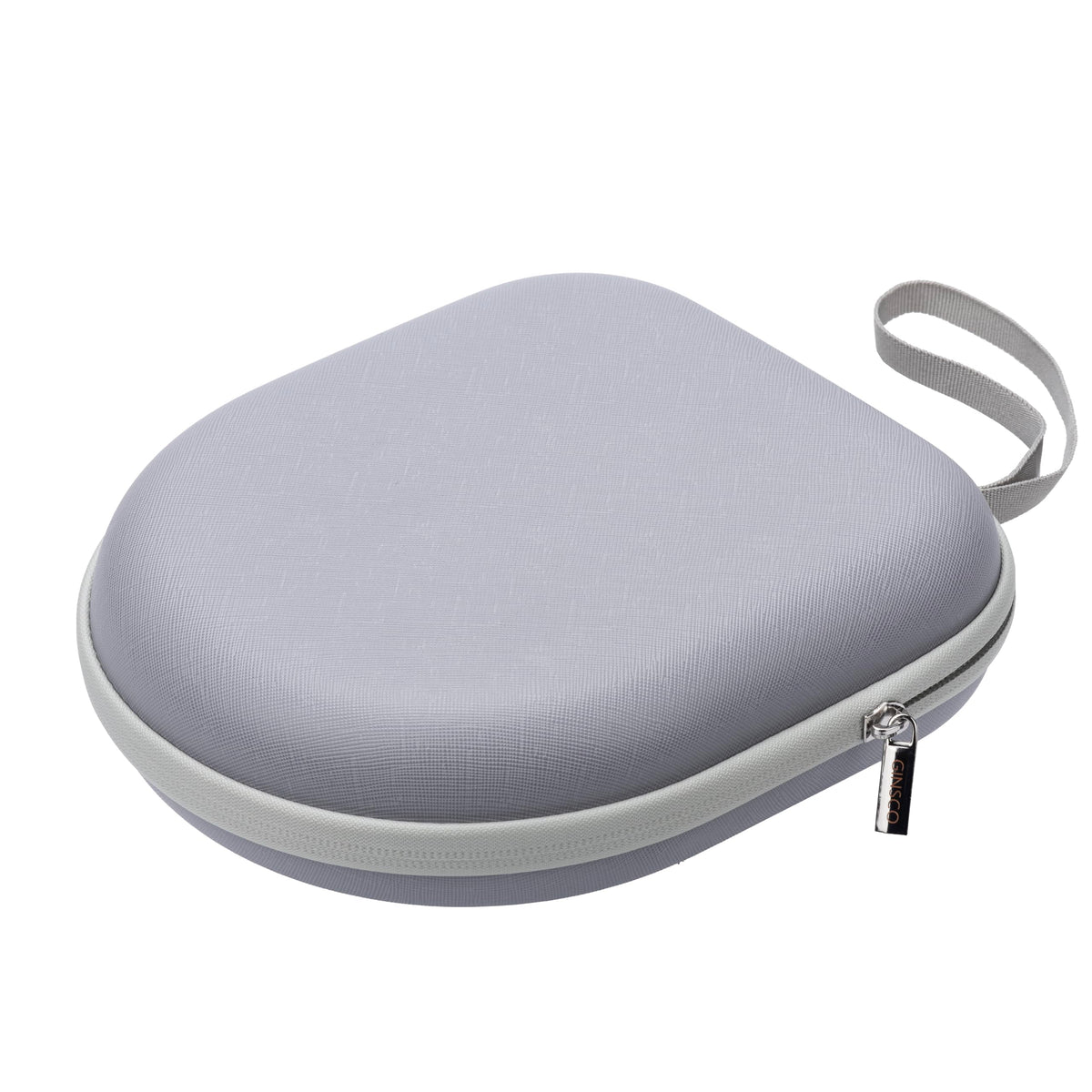Ginsco universal headphone case exterior; water-repellent shell for travel protection.