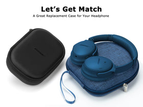 Ginsco universal headphone case durable shell guards against drops in transit.