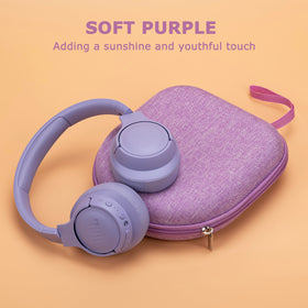 Ginsco purple case with carry strap for easy commuting and travel