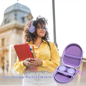 Ginsco purple compact size fits bags and backpacks easily