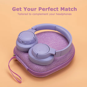 Ginsco purple case open zip shows quick access and organization