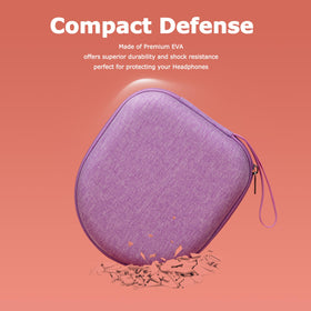 Ginsco purple travel-ready case protects gear without bulk
