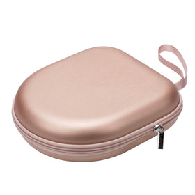 Ginsco rose gold universal headphone case protecting headphones on the go