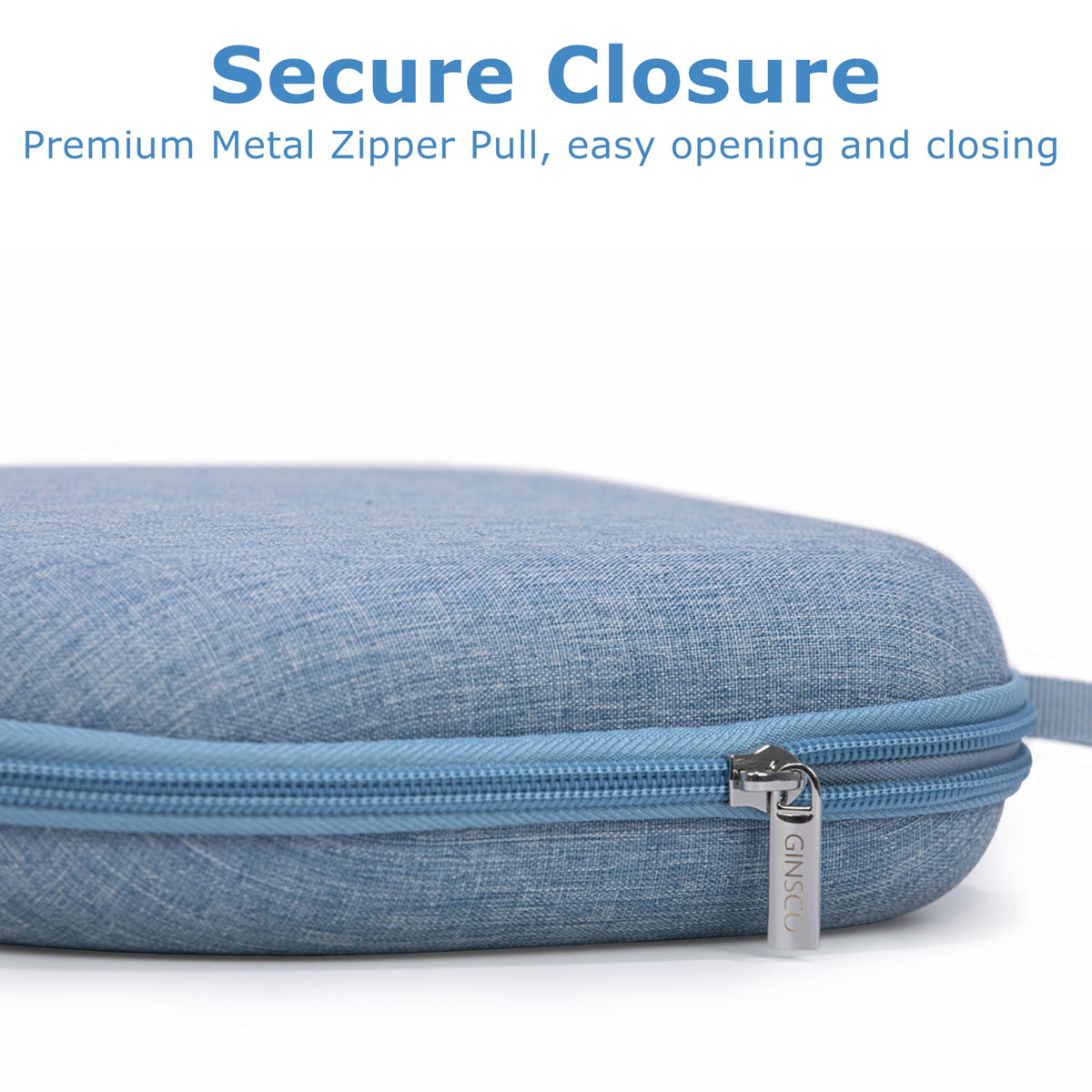 Ginsco universal-fit headphone case suitable for many on-ear and over-ear models.