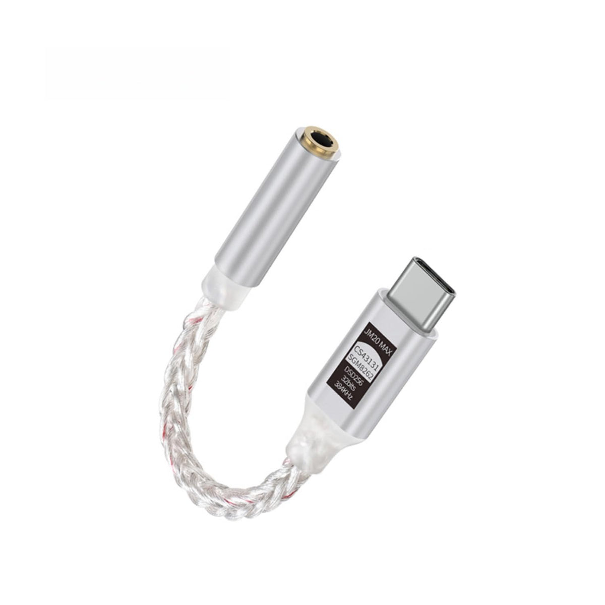 Girftu JCALLY JM20MAX gold-plated 3.5mm jack detail for reliable connection