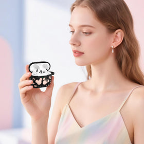 Girovo engraved cartoon pattern makes AirPods case uniquely stylish.