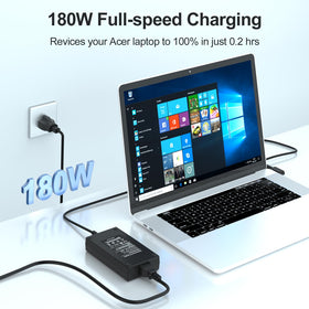 Givehooy 180W charger for Acer G3-571/572 supports marathon gaming power.
