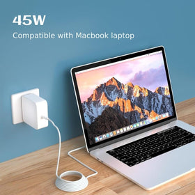 Givehooy 45W charger housing uses fireproof material for durability.