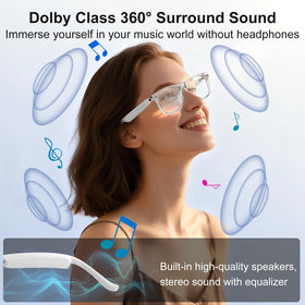 Giwbeiv AI smart glasses support hands-free calls for quick communication.