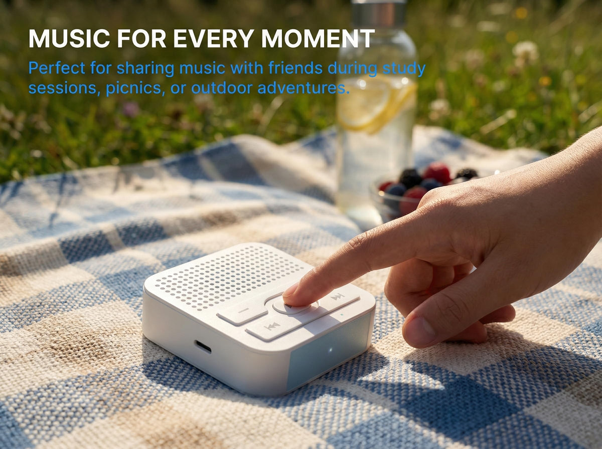 GizmoGlee compact portable design for on the go listening