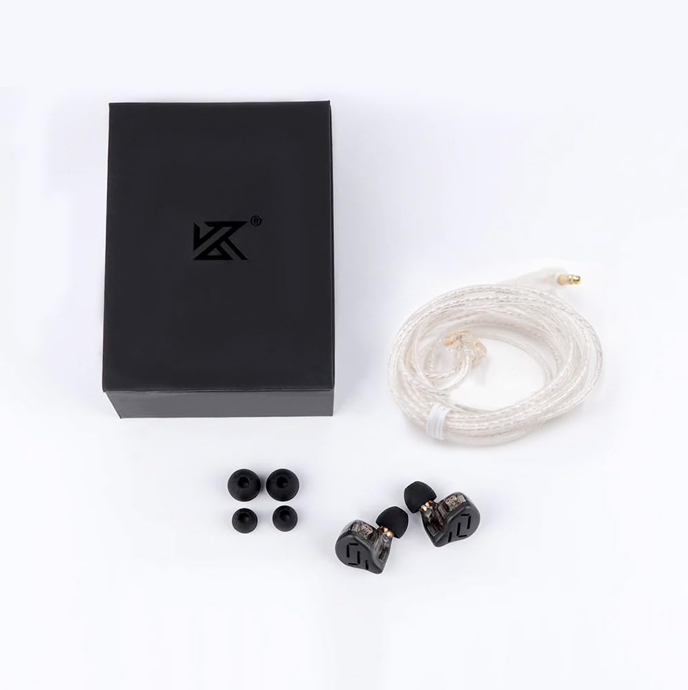G.K KZ ZAX black no-mic edition for immersive listening sessions.