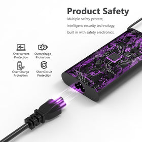 GKLSPL 130W AC charger packaging contents with power cord included.