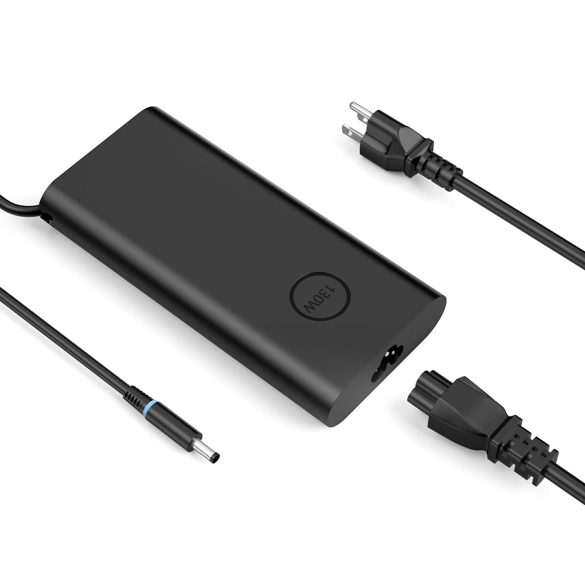 GKLSPL front view of 130W adapter showing compact brick and cord, reliable replacement