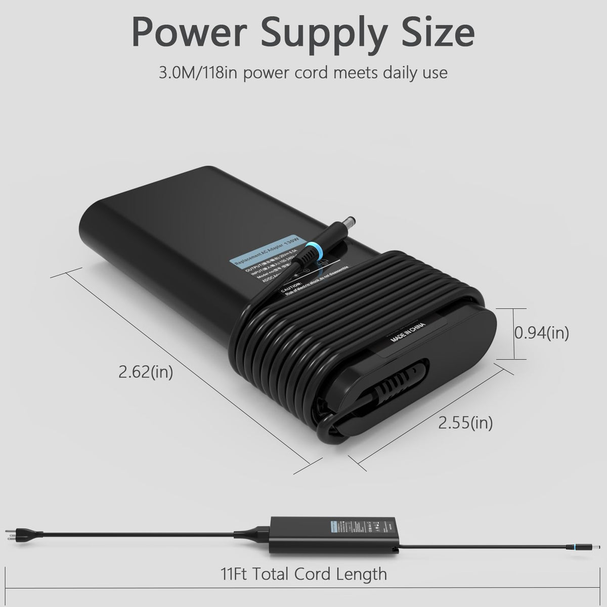 GKLSPL adapter plugged into Dell XPS 15 in use, consistent charging performance