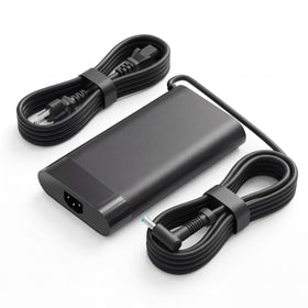 GKLSPL 200W charger for HP Omen and Victus, front view highlighting solid build