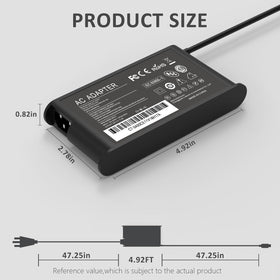 GKLSPL 230W Legion charger back ports showing full connectivity options for multi-device needs.