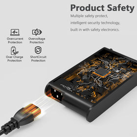 GKLSPL 230W Legion charger cable-connection with secure fast-charging.