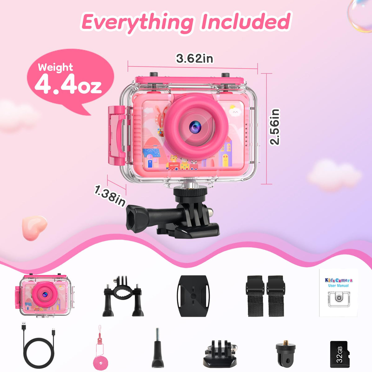 GKTZ accessories and 32GB card included for instant out-of-box play