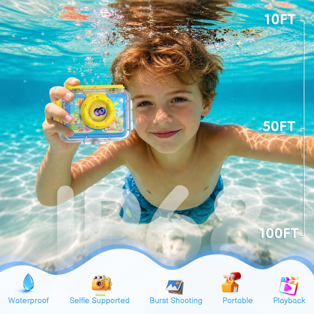 GKTZ flip lens close-up highlighting 180-degree rotation for quick selfies