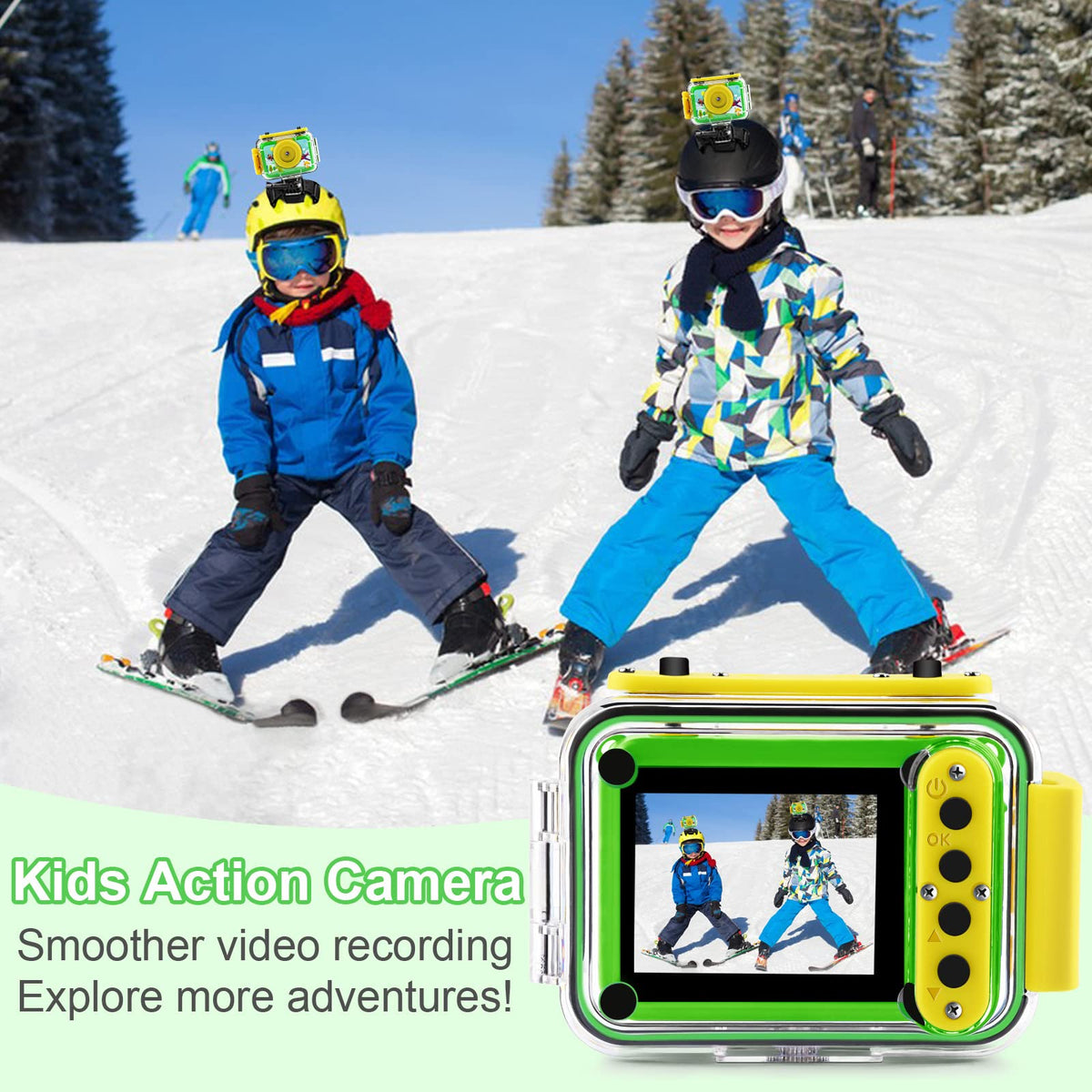GKTZ next to a hand showing compact size and kid-friendly portability benefit